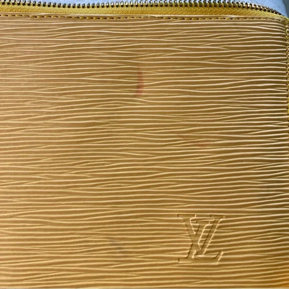 Vintage Louis Vuitton Yellow Epi Leather Pochette Clutch Bag - Picture 15 of 15